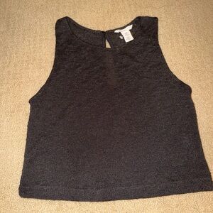 H&M Charcoal Sleeveless Tank Top